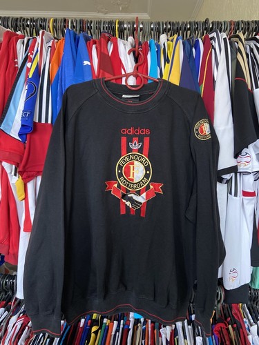 フェイエノールト ロッテルダムadidas サッカーシャツ　1994-96 古着 FEYENOORD ROTTERDAM 1995 1996 FOOTBAL SOCCER SWEATSHIRT