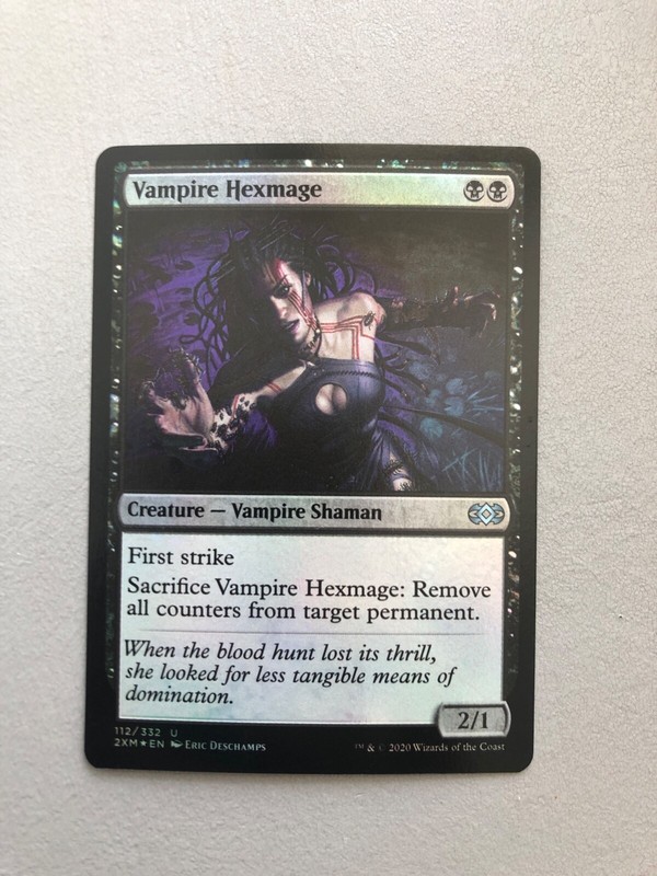 Mtg Double Masters 2002 2xm2 Vampire Hexmage Foil Nm
