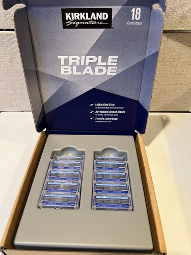Kirkland Signature Triple Blade includes 18 Cartridges NEW IN BOX-v2 No Handle