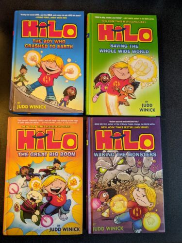 Hilo : Judd Winick Volumes 1, 2, 3, 4. HC (Random House 2015 Hilo : Judd Winick Volumes 1, 2, 3, 4. HC (Random House 2015