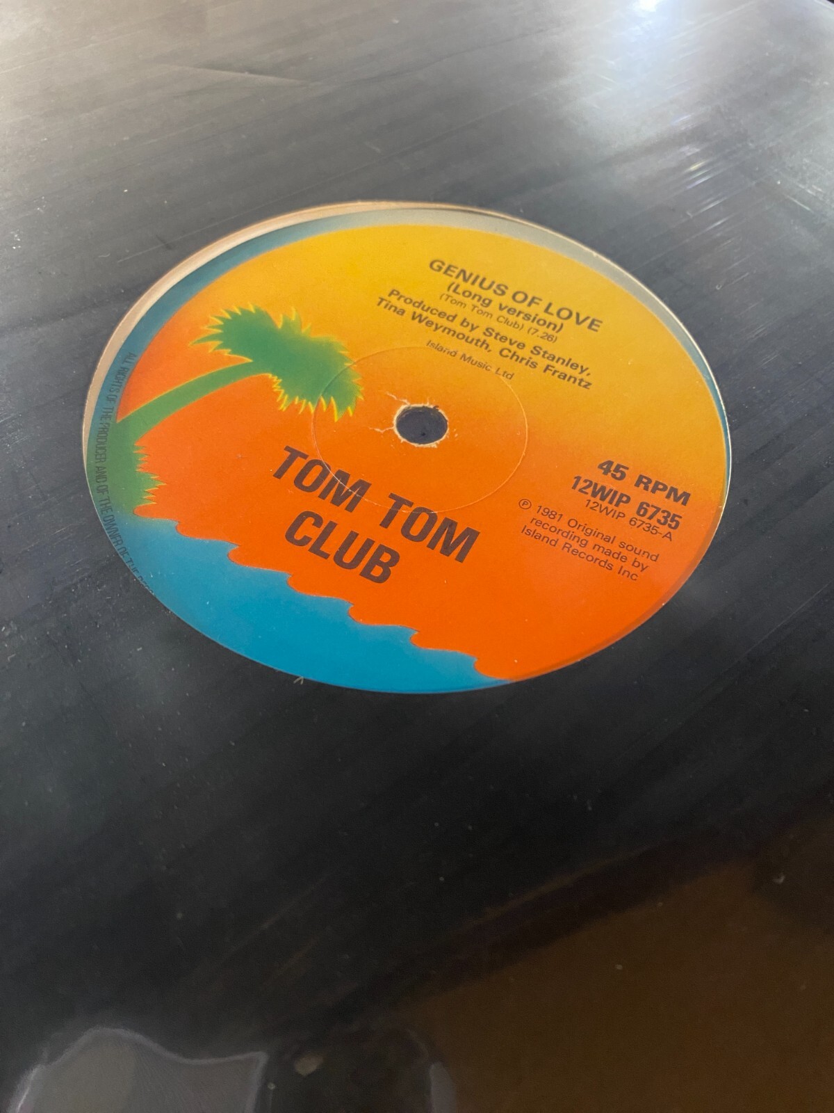 12インチ TOM TOM CLUB GENIUS OF LOVE オリジナル 12インチ TOM TOM CLUB GENIUS OF LOVE オリジナル
