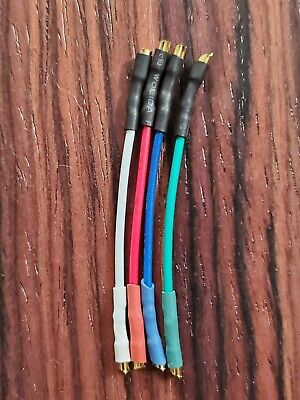 High Quality Cartridge Headshell Wires Leads Gold OFC Copper 