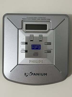 Philips MP3-CD Walkman Type EXP101/11 Expanium Silver Color Tested & Working