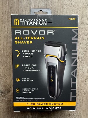 MicroTouch Titanium Rovor All Terrain Electric Shaver, Black