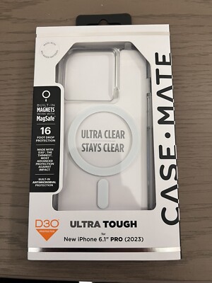 Case-Mate Tough Clear MagSafe Case For iPhone 15 Pro 6.1'' - Clear
