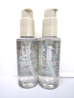 Joico Blonde Life Brilliant Glow Oil  3.4 oz Lot of 2