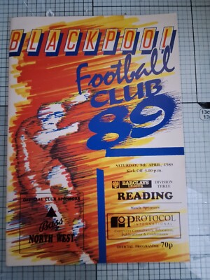 BLACKPOOL FC HOME PROGRAMMES 1980-1989 X 16 TO CHOOSE FROM X5 WITH TICKET STUBS