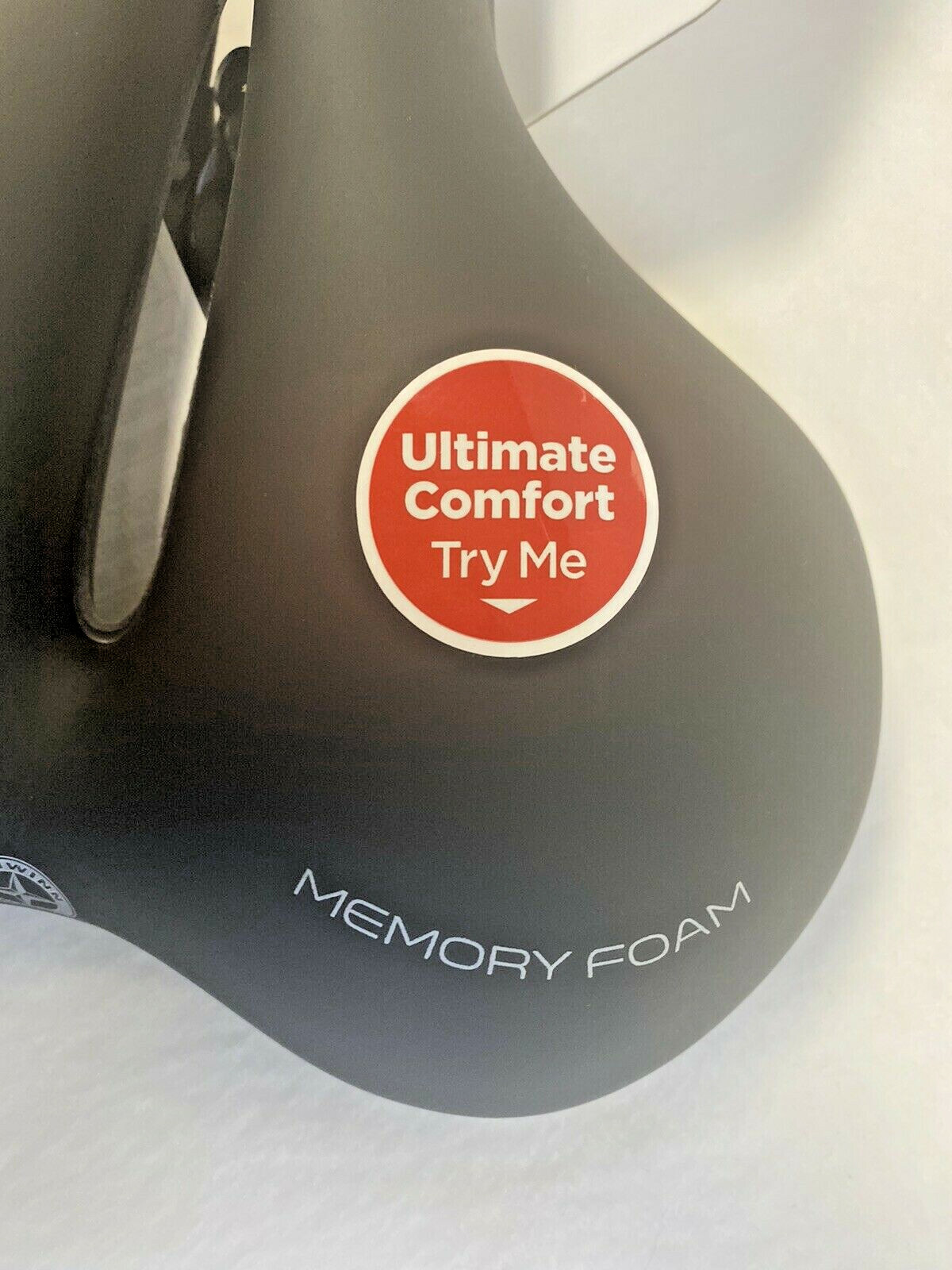 Schwinn Commute + Pathway Memory Foam Saddle, adult, black Bike Seat