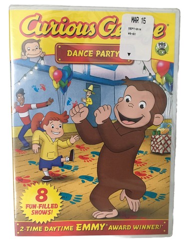 知育玩具 Disney Family Dance Party DVD Curious George: Dance Party! (DVD, 2012) 8 Fun-Filled Shows