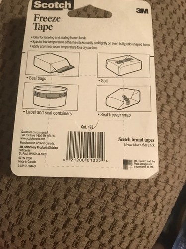 Scotch Freezer Tape 3M 178 ¾