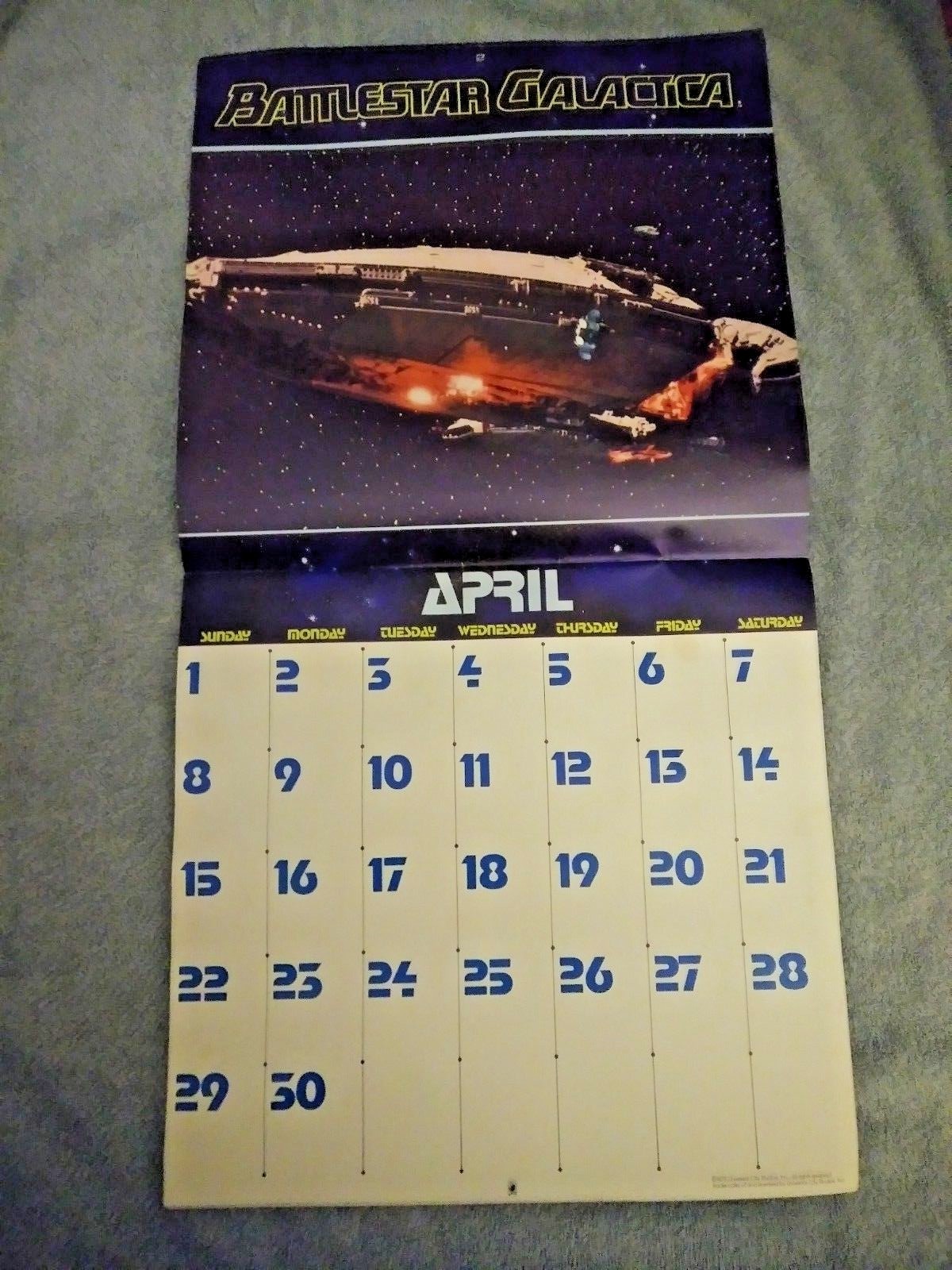Battlestar Galactica Wall Calendar 1978 1979