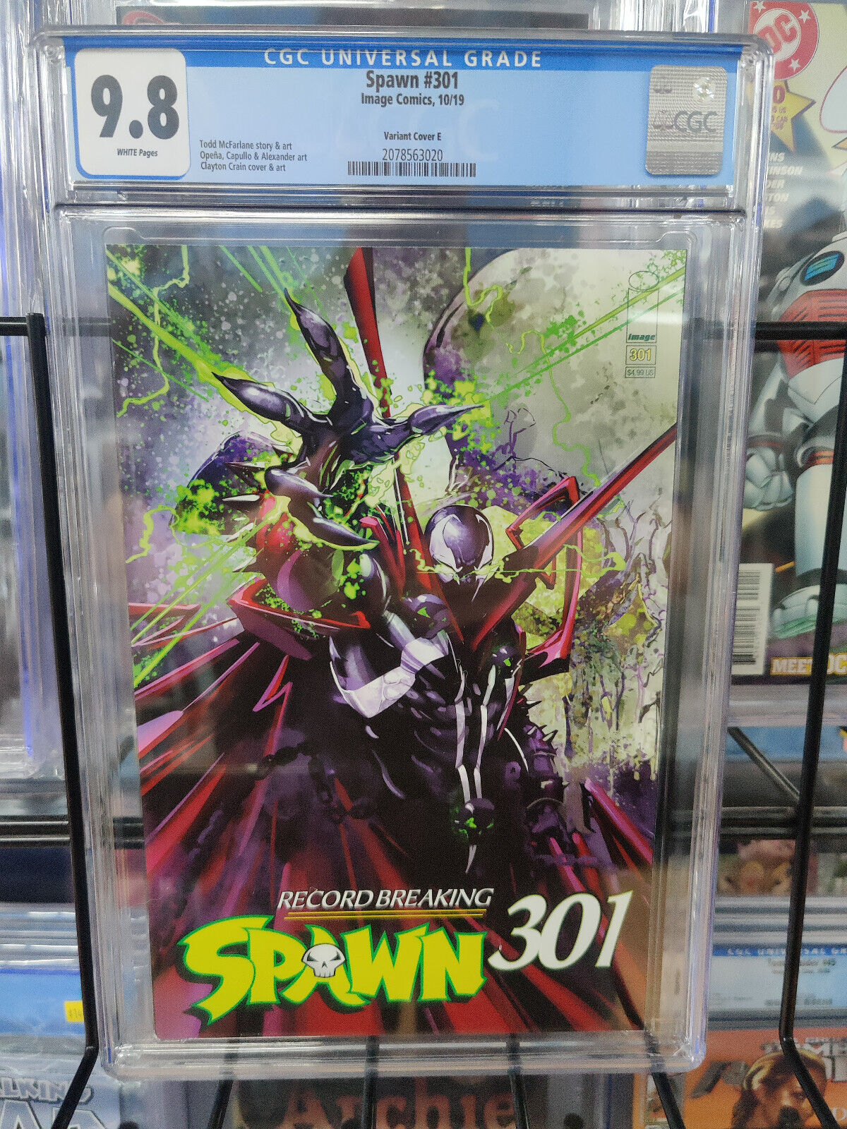 SPAWN #301 (2019) - CGC GRADE 9.8 - CLAYTON CRAIN VARIANT COVER IMAGE COMICS | eBay SPAWN #301 (2019) - CGC GRADE 9.8 - CLAYTON CRAIN VARIANT COVER IMAGE COMICS | eBay