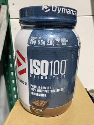 Dymatize Nutrition ISO-100 Fudge Brownie 1.45 lbs 11/25