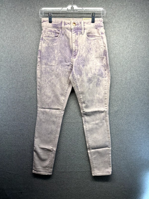 Universal Thread Womens High Rise Skinny Jeans Size 0/25R Purple Tie Dye NWT