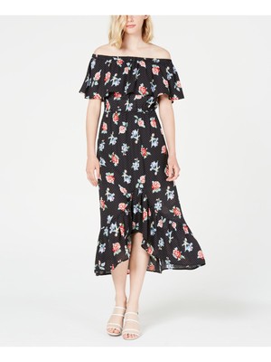 

Женское платье-футляр миди CITY STUDIO с открытыми плечами для подростков, Черный