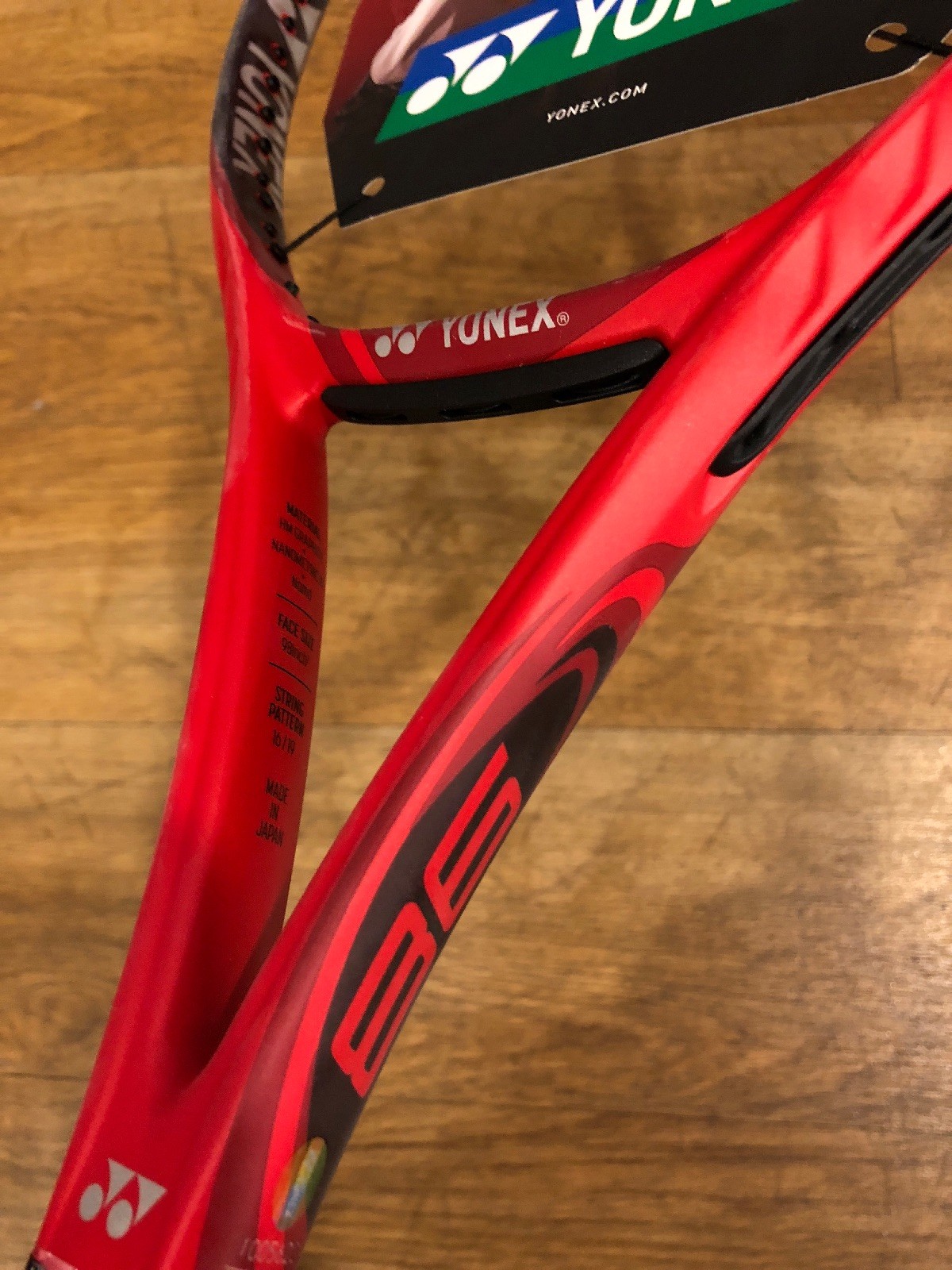 Yonex Vcore 98 305g 2018 Edition Red Tennis Racket - 4 1/4 - NEW