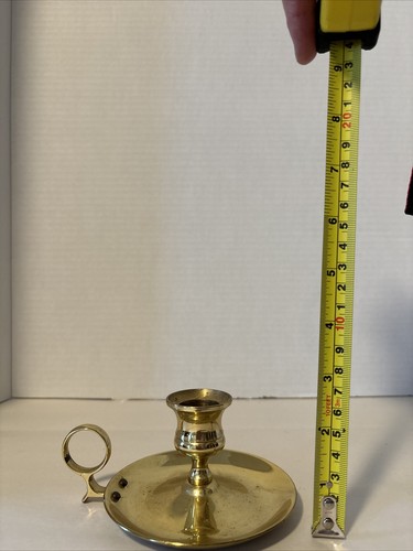 baldwin brass candle holder  vintage