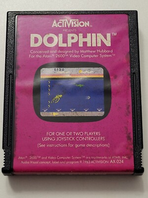 Atari 2600 Dolphin 1983 Activision Cartridge Only 