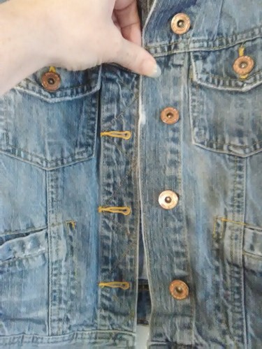 vintage riders Jean jacket size small girl