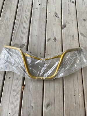 NOS STEEL GOLD V BARS OLD SCHOOL BMX GT PK HUTCH MONGOOSE REDLINE
