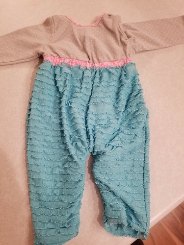 Peaches And Cream 6/9 Month Girls Romper