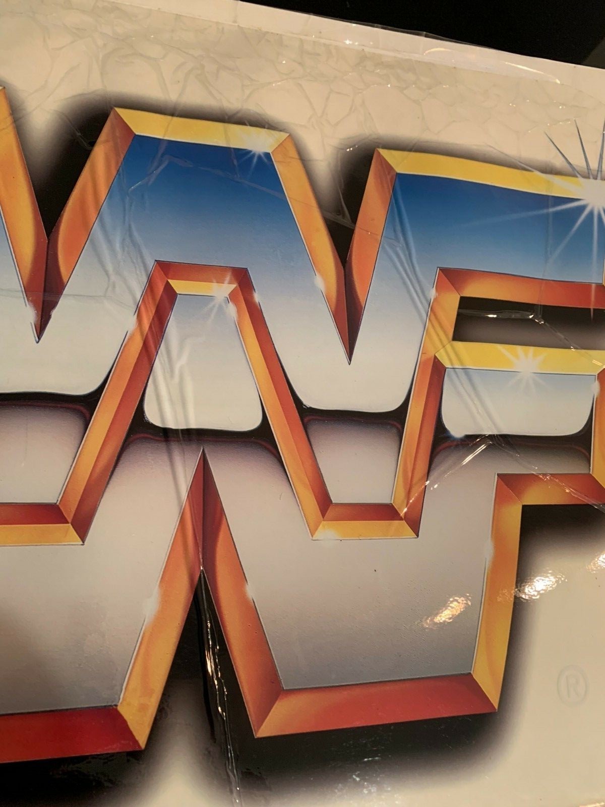 WWF BIG Side Art Decals Vinyl NOS 1X Sticker Arcade Machine air bubbles