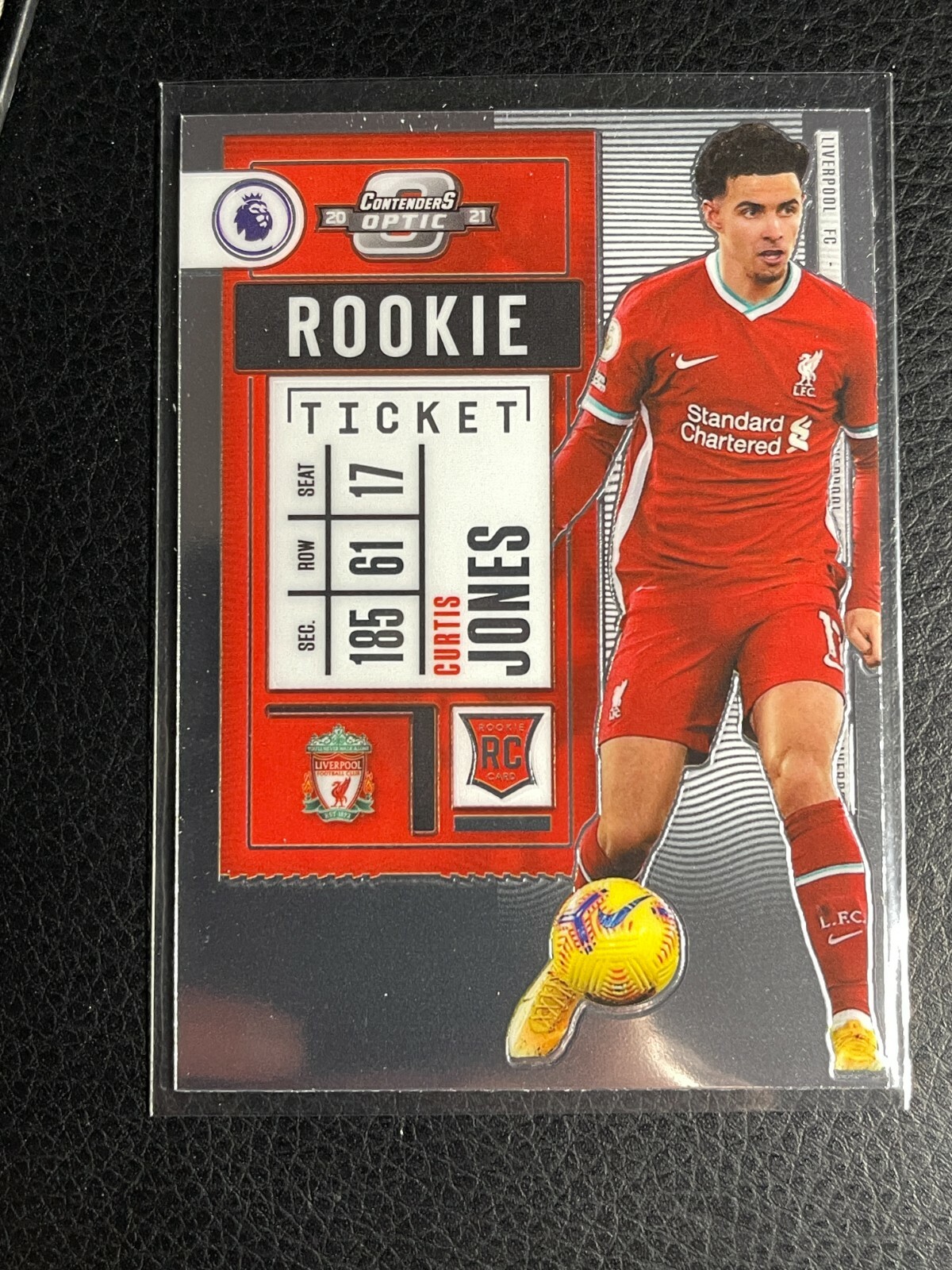 PANINI サッカーカード CHRONICLES CONTENDERS OPTIC PRIZM JAMES JUSTIN LEICESTER CITY 17/23 #5 送料無料 中古 IT1 PANINI サッカーカード CHRONICLES CONTENDERS OPTIC PRIZM