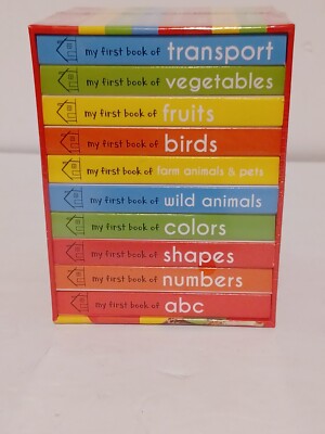 My First Library : Boxset of 10 Board Books for Kids Wonder House
