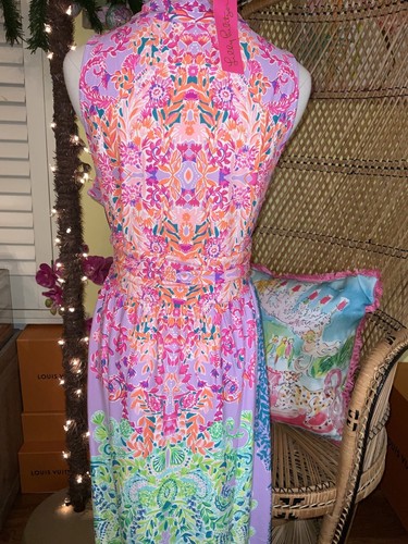 Pre-owned Lilly Pulitzer Pearce Maxi Dress Sunshine ☀️ Vibes Size M,l,xl In Yellow