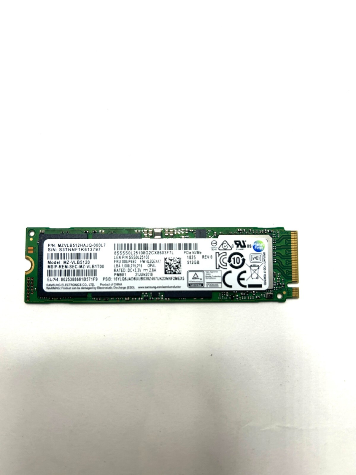 Samsung 512GB M.2 PCle NVMe SSD Hard Drive mixed