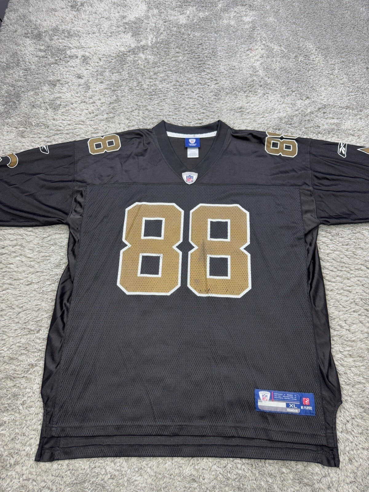 ONFIELO Reebok ユニフォーム NFL Saints # 88 Shockey New Orleans NFL Reebok OnField Jersey