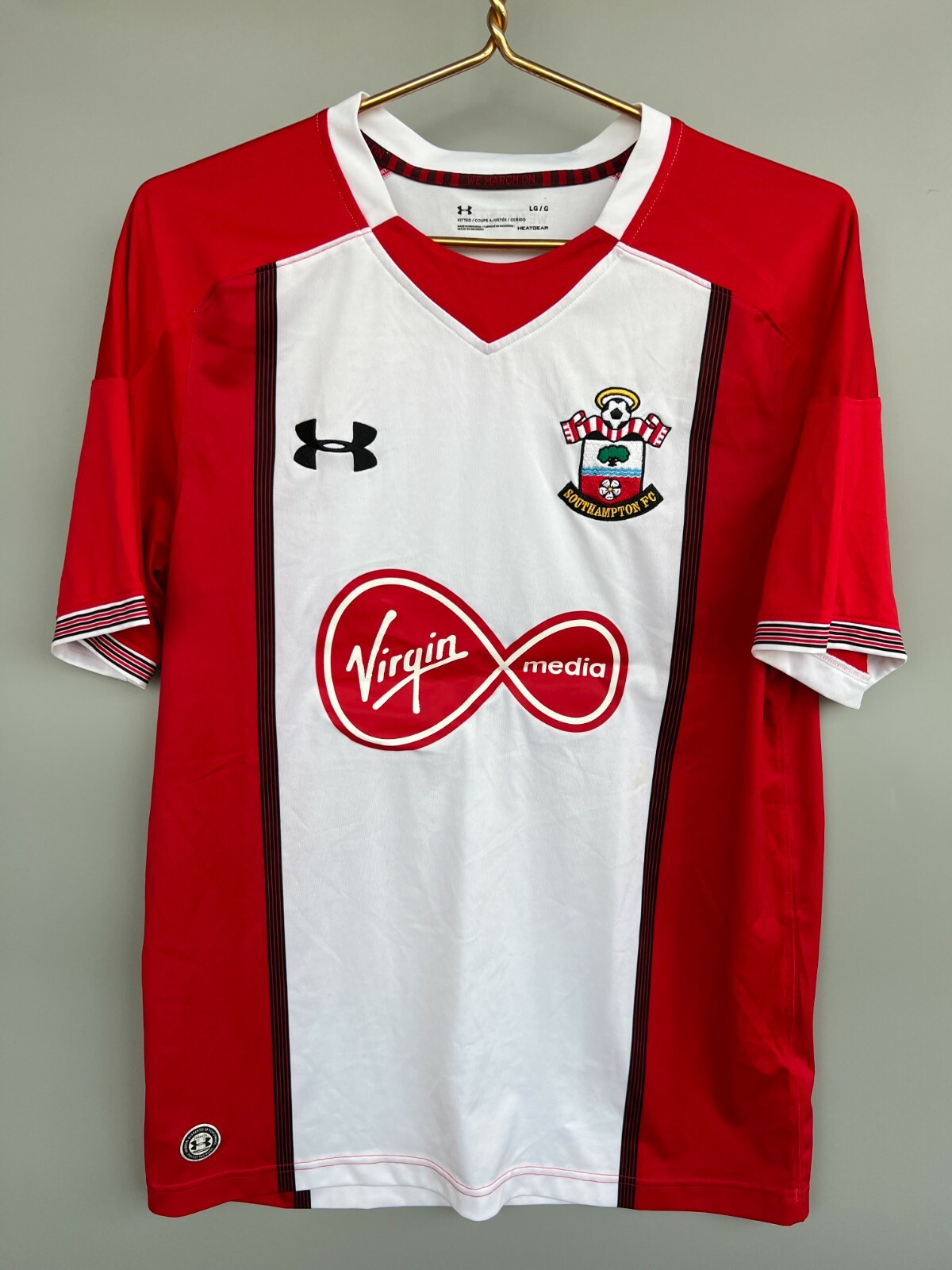 SOUTHAMPTON 2017 2018 HOME SHIRT FOOTBALL SOCCER JERSEY