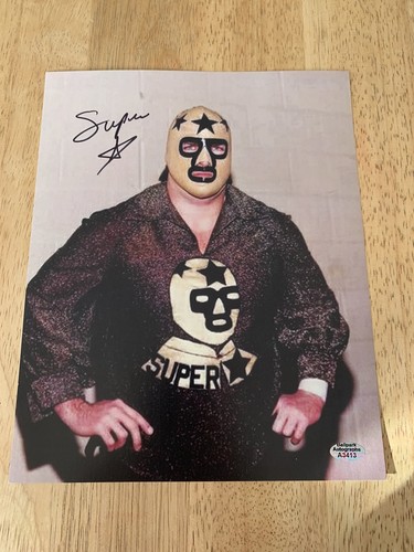 THE MASKED SUPERSTAR ⭐️ SIGNED 8x10 PHOTO WWF WWE AWA AEW