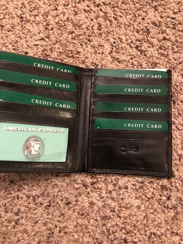 Forli Genuine Hand Crafted Leather Credit Card Holder.