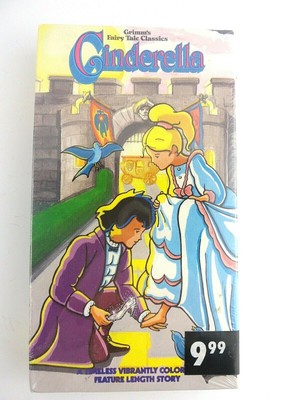 Vintage Amazing Cinderella  Grimm s Fairy Tales'' Kids Klassics VHS 1989 New