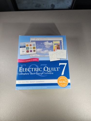 Electric Quilt 7 EQ7 Quilting Design Software for APPLE MAC