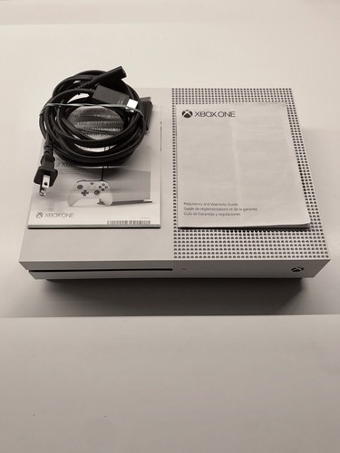 Microsoft Xbox One S 500GB White Console Plug And Play Bundle