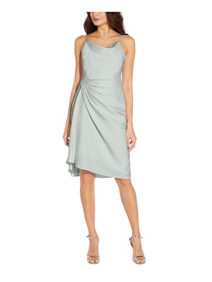 Женское зеленое платье-пуловер с регулируемой посадкой AIDAN AIDAN MATTOX 6