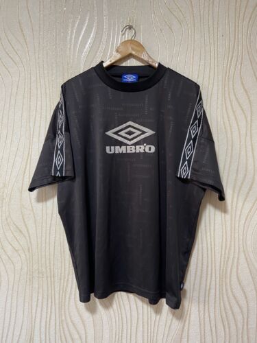 UMBRO TRAINING SHIRT JERSEY BIG LOGO sz 2XL MEN BLACK | eBay UMBRO TRAINING SHIRT JERSEY BIG LOGO sz 2XL MEN BLACK | eBay