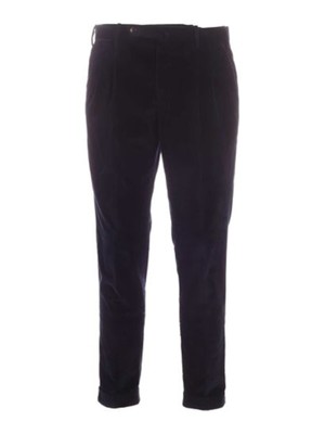Мужские синие кашемировые брюки-чино обычного кроя TORIN OPIFICIO 52