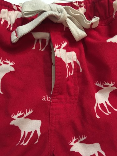 Abercrombie & Fitch Pajama Moose Lounge Pants Youth Large