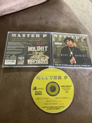 Master P I Miss My Homies 4-track Single CD No Limit Records 1997