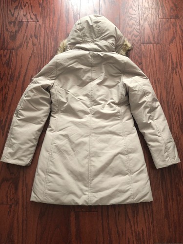 Pre-owned Uniqlo Women Ultra Warm Down Coat Size Xs In Beige