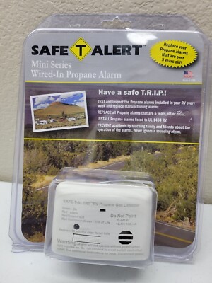 Safe T Alert Mini Series Wired-In Propane Alarm RV Gas Detector 20-441-P-WT