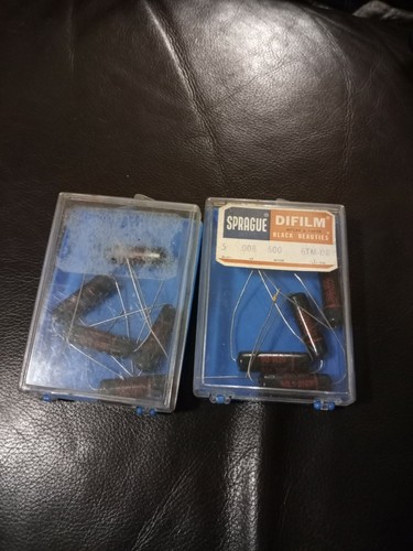 sprague black beauty他 2 NOS NIB Vintage Sprague Black Beauty .001 uf 600v