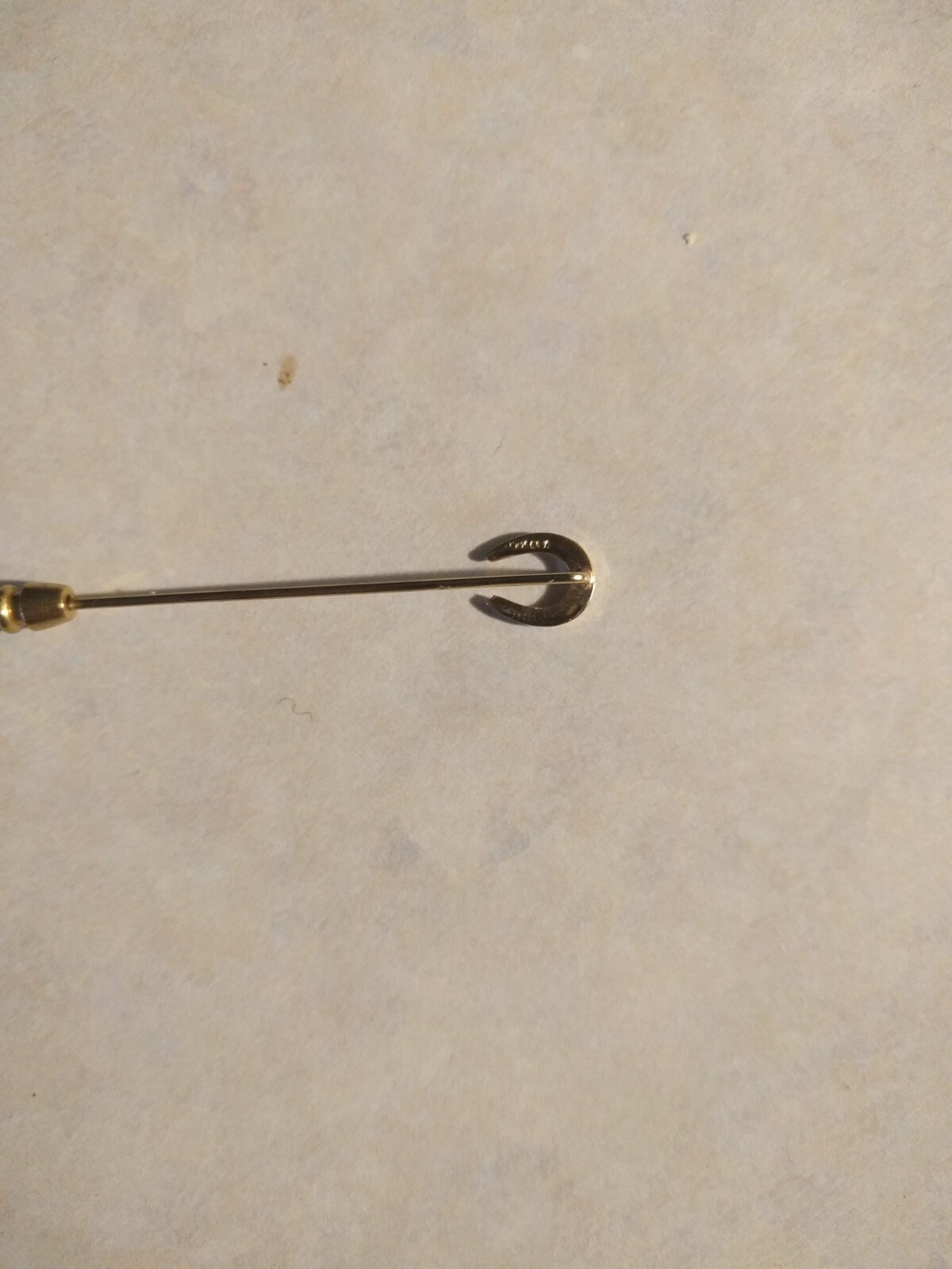 Horseshoe Stick Pin 2” long