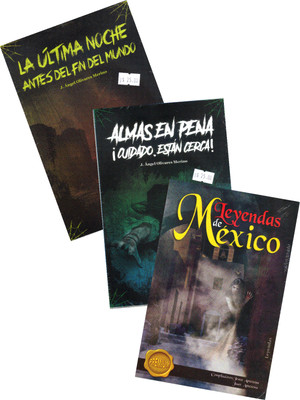 SET 9 DE 3 LIBROS DE TERROR SERIE ''DESCUBRIRÁS EL TERROR MÁS PROFUNDO'', ESPAÑOL