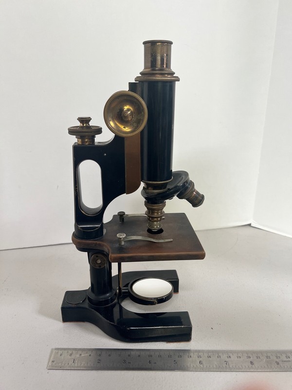 Vintage Brass Bausch and Lomb Microscope 1915 Saint Lukes