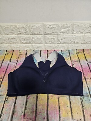 Brooks Dare Crossback Running Bra 40 C / D UK Women's RRP £ 55 Navy