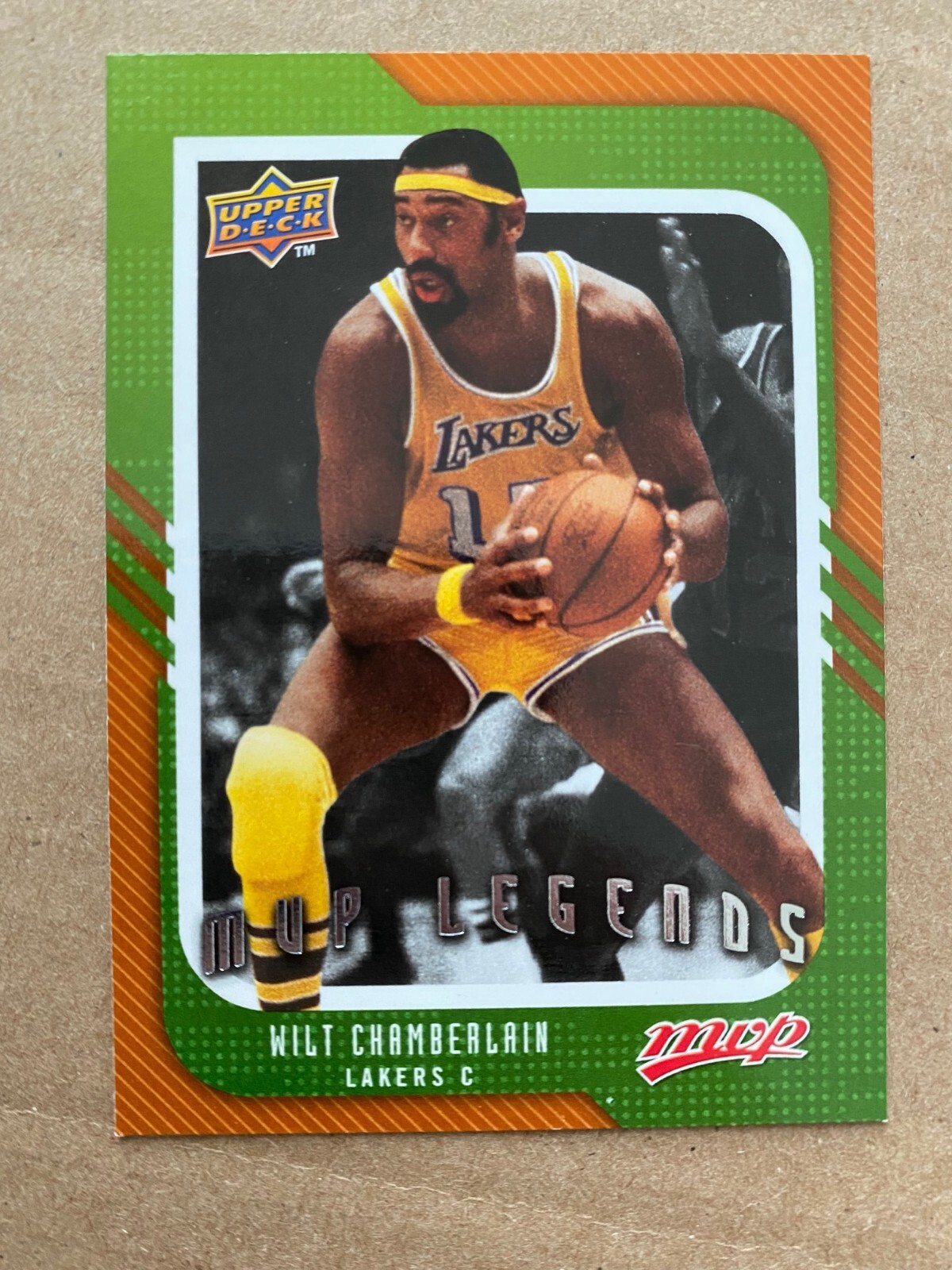 WILT CHAMBERLAIN 2008-09 Upper Deck MVP #251 MVP Legends LOS